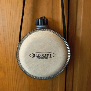 Old Navy Vintage Look Water Canteen Bag Water Bottle